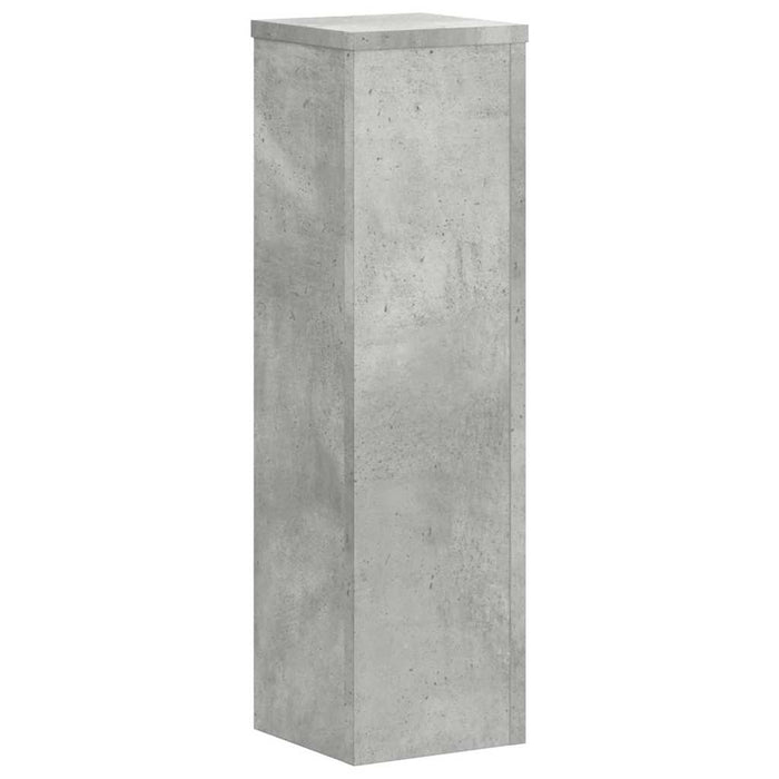 Suport de plante, 2 buc., gri beton, 17x17x60 cm lemn prelucrat - WALTI WALTI