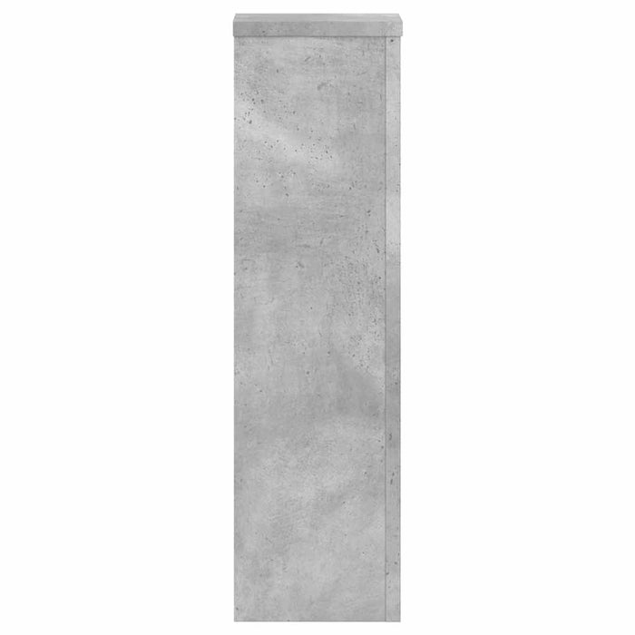 Suport de plante, 2 buc., gri beton, 17x17x60 cm lemn prelucrat - WALTI WALTI