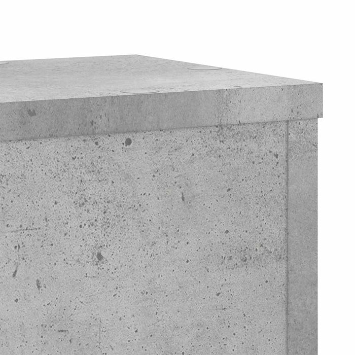 Suport de plante, 2 buc., gri beton, 17x17x60 cm lemn prelucrat - WALTI WALTI