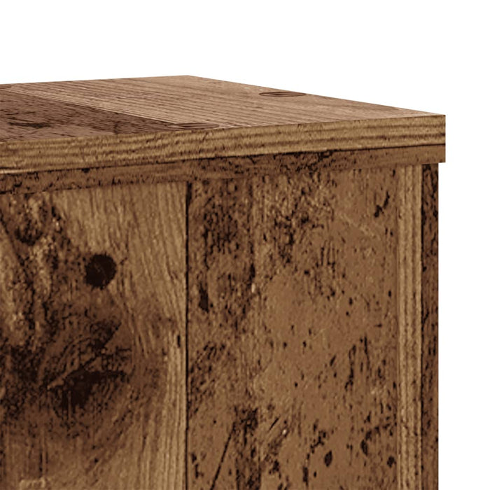 Suporturi de plante 2 buc. lemn vechi 17x17x60cm lemn prelucrat - WALTI WALTI