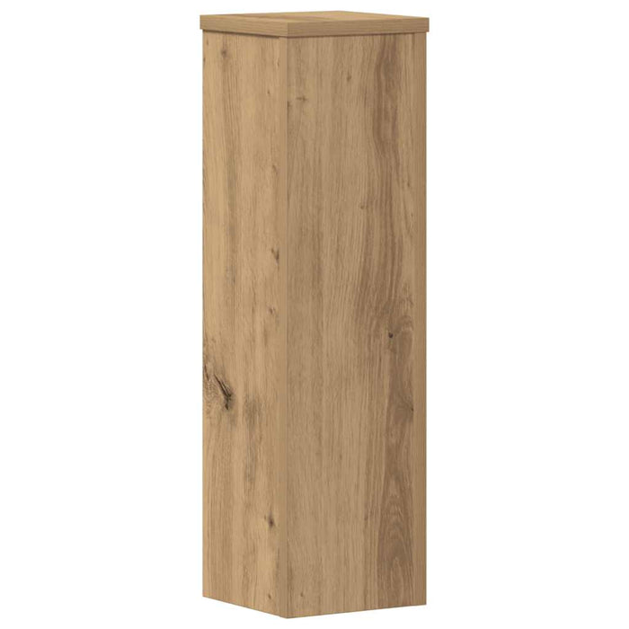Suporturi de plante, 2 buc., stejar artizanal, 17x17x60cm, lemn - WALTI WALTI