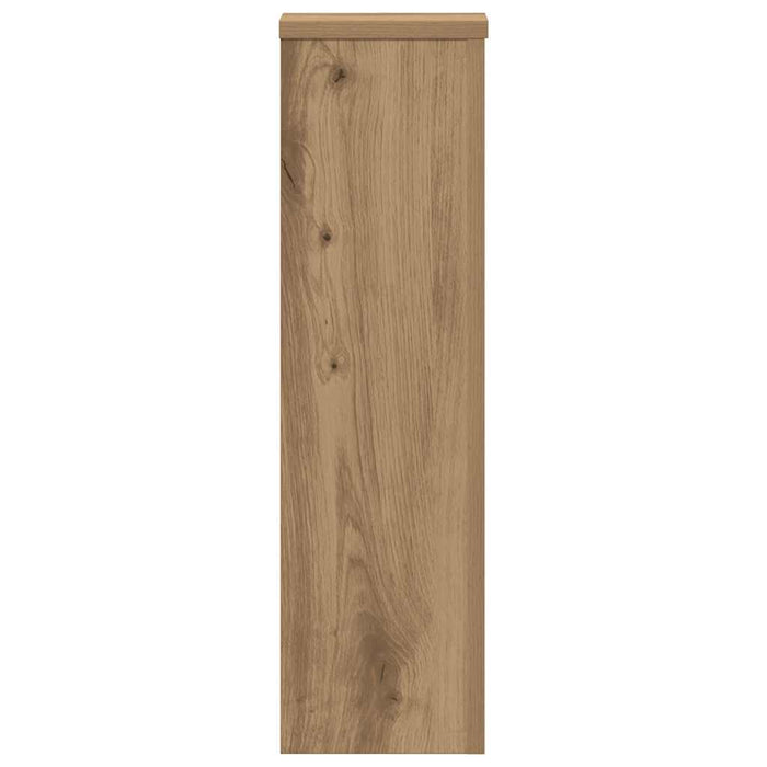 Suporturi de plante, 2 buc., stejar artizanal, 17x17x60cm, lemn - WALTI WALTI
