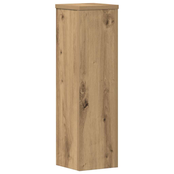 Suporturi de plante, 2 buc., stejar artizanal, 17x17x60cm, lemn - WALTI WALTI