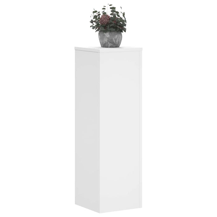 Suporturi de plante, 2 buc., alb, 25x25x80 cm, lemn prelucrat - WALTI WALTI