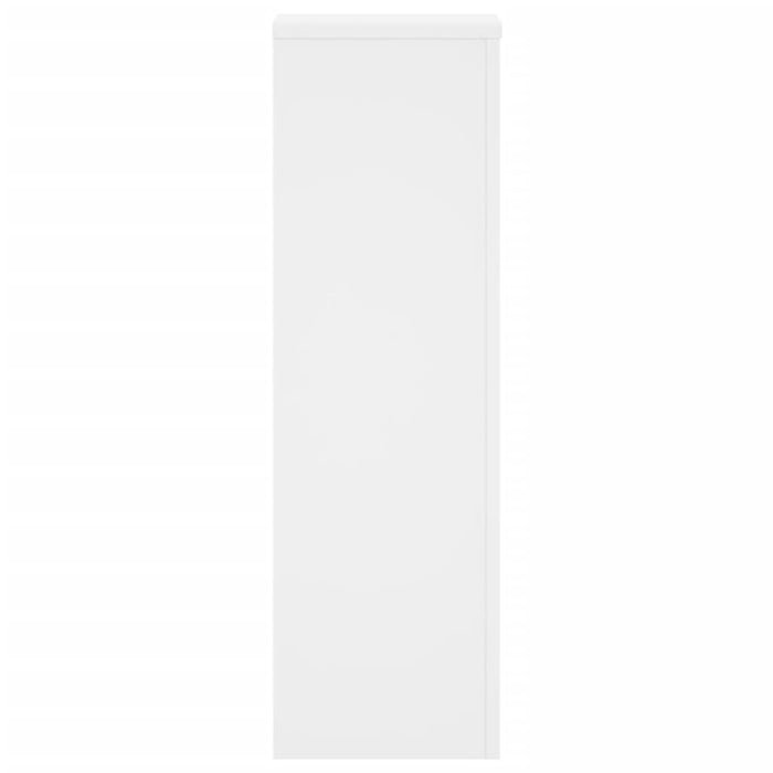 Suporturi de plante, 2 buc., alb, 25x25x80 cm, lemn prelucrat - WALTI WALTI