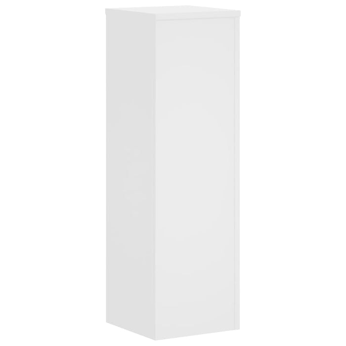 Suporturi de plante, 2 buc., alb, 25x25x80 cm, lemn prelucrat - WALTI WALTI
