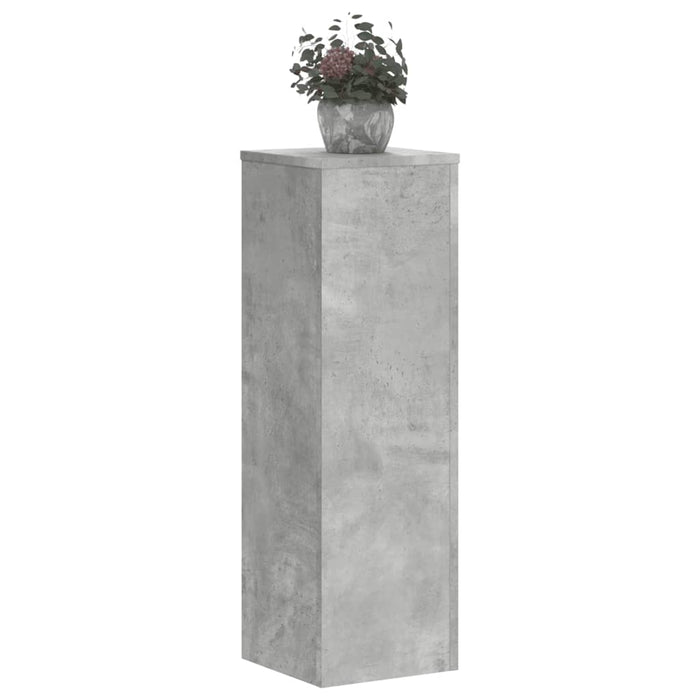 Suport de plante, 2 buc., gri beton, 25x25x80 cm lemn prelucrat WALTI