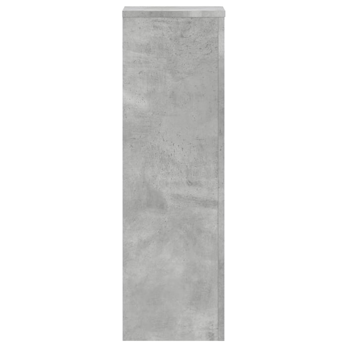 Suport de plante, 2 buc., gri beton, 25x25x80 cm lemn prelucrat WALTI