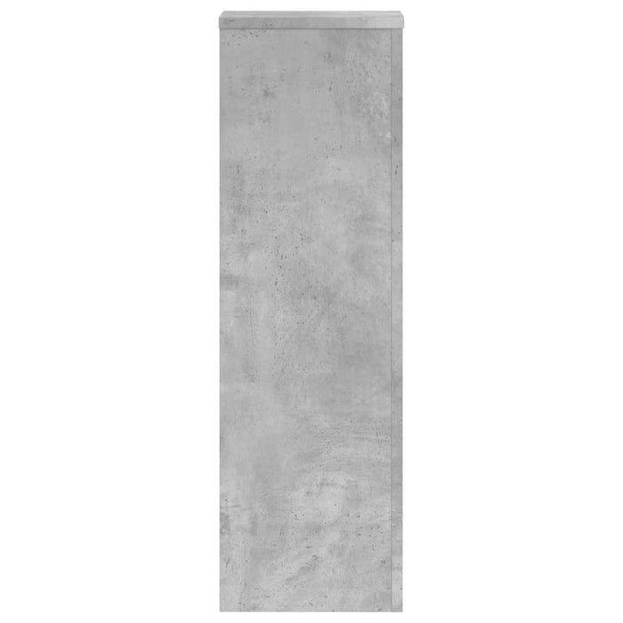 Suport de plante, 2 buc., gri beton, 25x25x80 cm lemn prelucrat WALTI