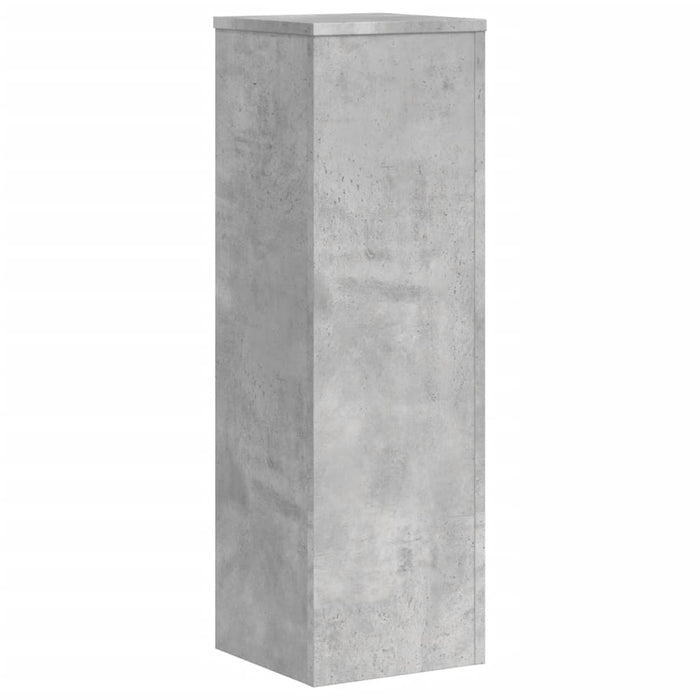 Suport de plante, 2 buc., gri beton, 25x25x80 cm lemn prelucrat WALTI