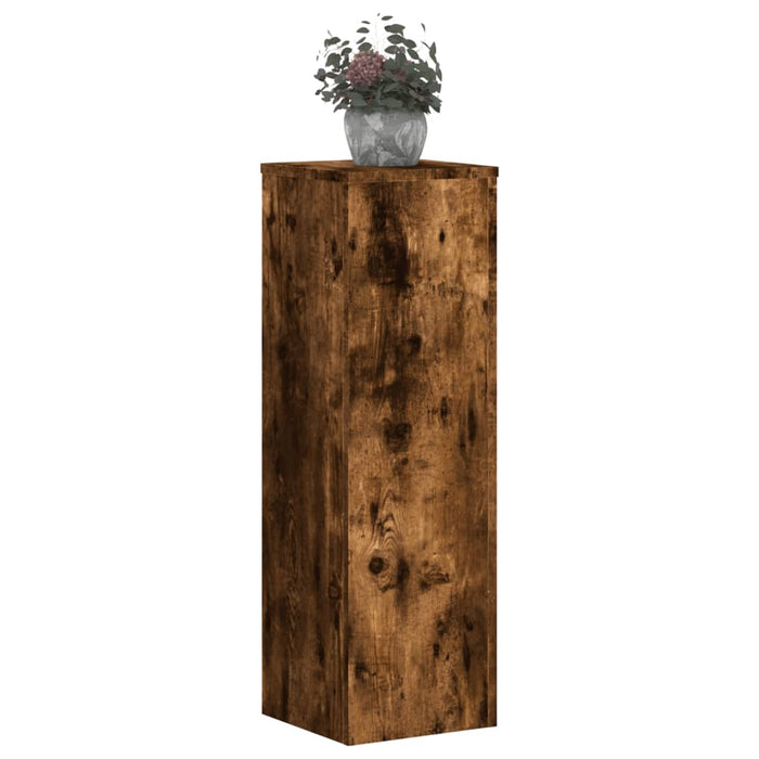 Suporturi de plante 2 buc. stejar fumuriu 25x25x80 cm lemn - WALTI WALTI
