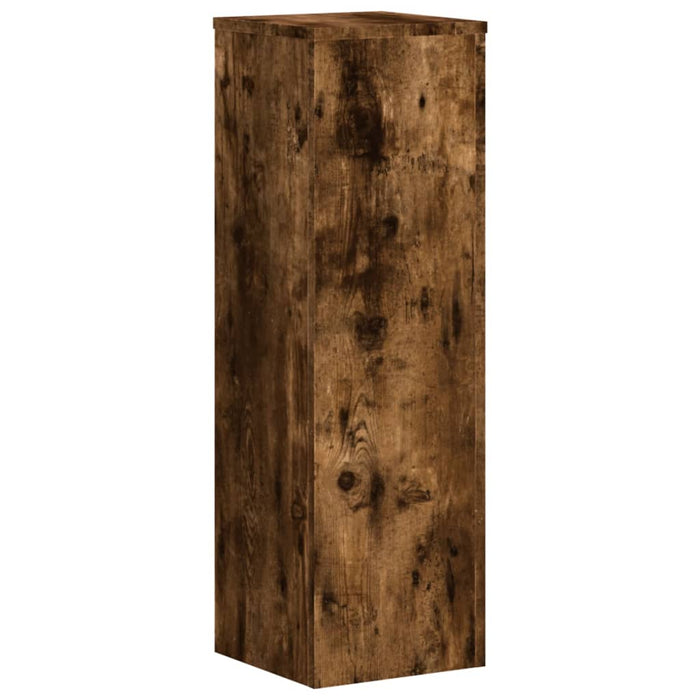 Suporturi de plante 2 buc. stejar fumuriu 25x25x80 cm lemn - WALTI WALTI