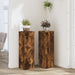 Suporturi de plante 2 buc. stejar fumuriu 25x25x80 cm lemn - WALTI WALTI