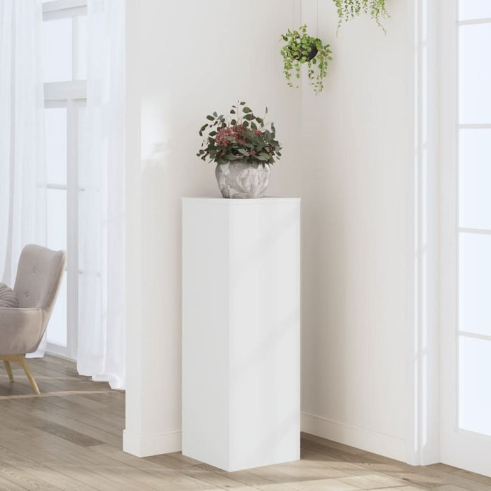 Suport de plante, alb, 33x33x100 cm, lemn prelucrat - WALTI WALTI