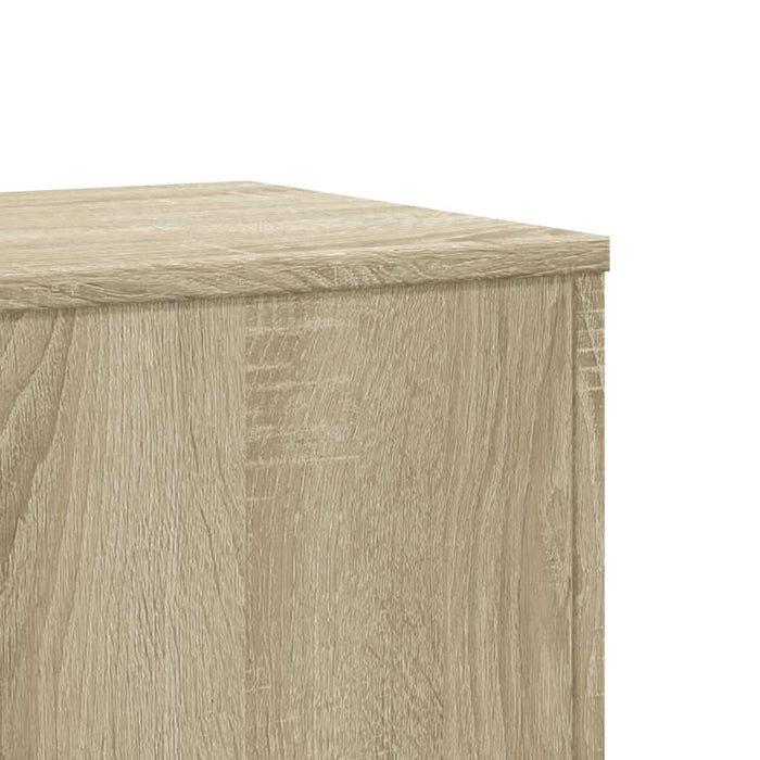 Suport de plante, stejar sonoma, 33x33x100 cm, lemn prelucrat - WALTI WALTI