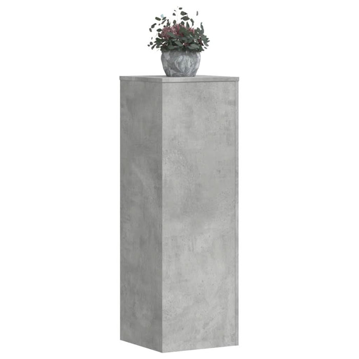 Suport de plante, gri beton, 33x33x100 cm, lemn prelucrat - WALTI WALTI