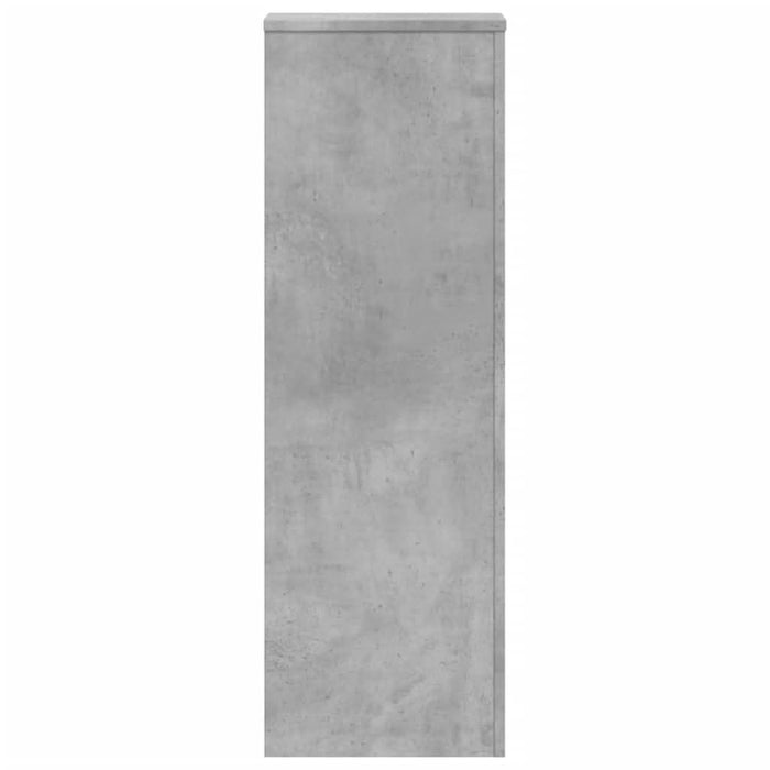 Suport de plante, gri beton, 33x33x100 cm, lemn prelucrat - WALTI WALTI