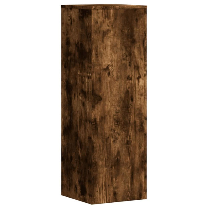Suport de plante, stejar fumuriu, 33x33x100 cm, lemn prelucrat - WALTI WALTI