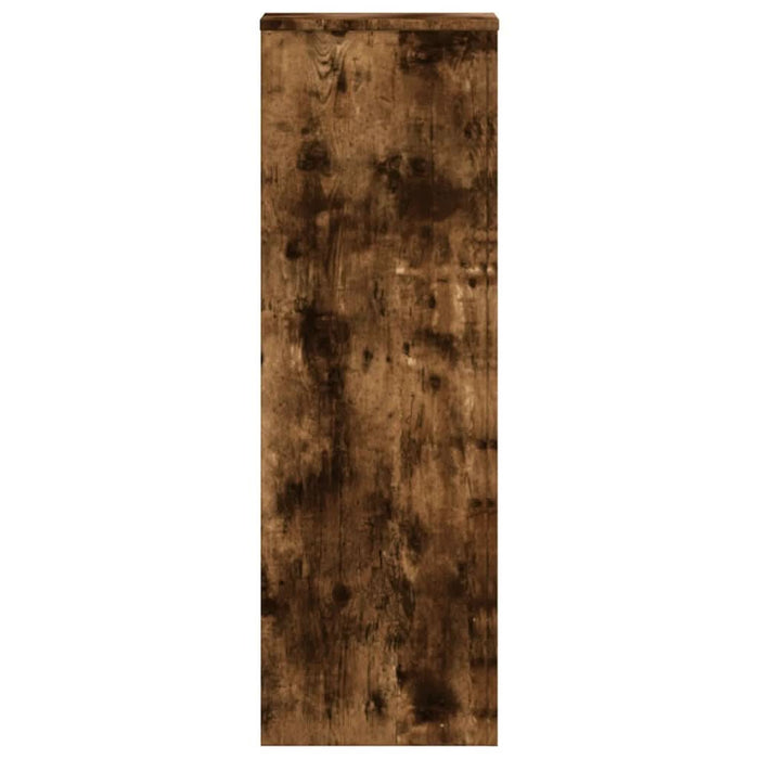 Suport de plante, stejar fumuriu, 33x33x100 cm, lemn prelucrat - WALTI WALTI