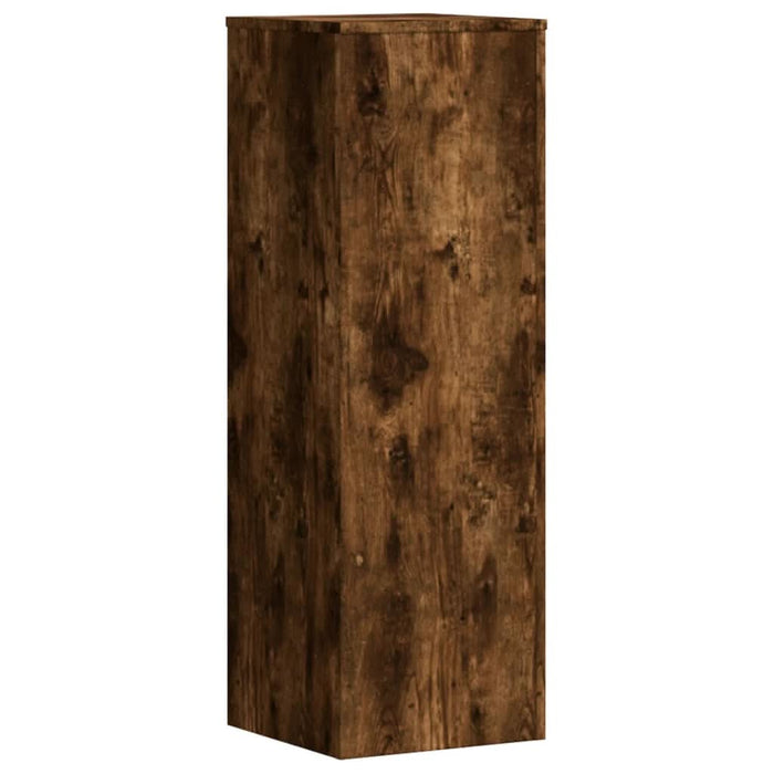Suport de plante, stejar fumuriu, 33x33x100 cm, lemn prelucrat - WALTI WALTI