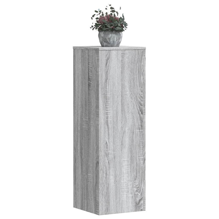 Suport de plante, sonoma gri, 33x33x100 cm, lemn prelucrat - WALTI WALTI