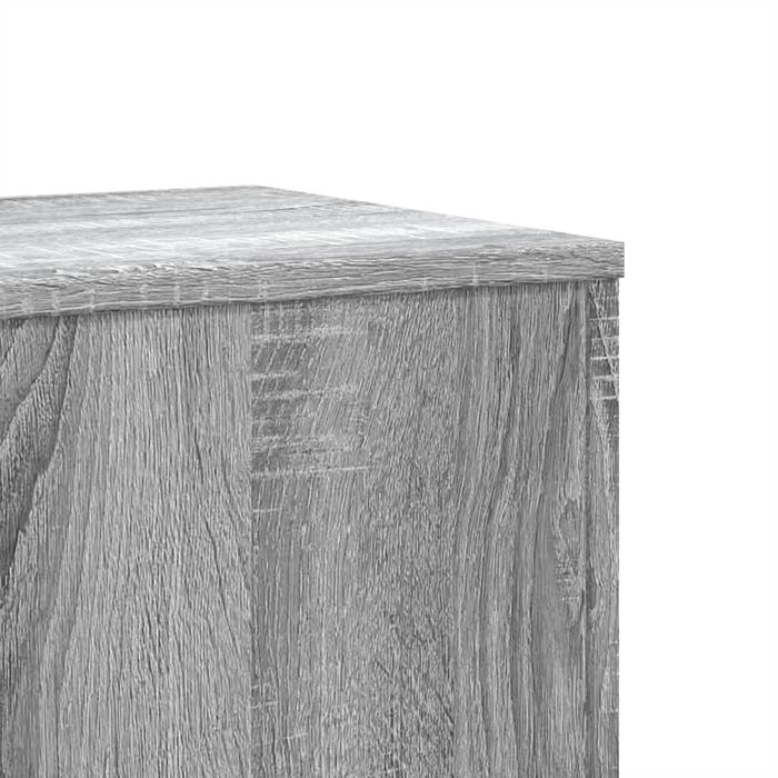Suport de plante, sonoma gri, 33x33x100 cm, lemn prelucrat - WALTI WALTI