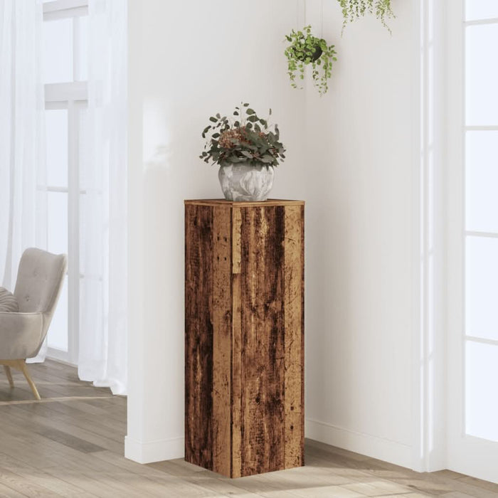 Suport de plante, lemn vechi, 33x33x100 cm, lemn prelucrat - WALTI WALTI