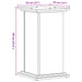 Suport de plante, stejar sonoma, 33x33x60 cm, lemn prelucrat - WALTI WALTI
