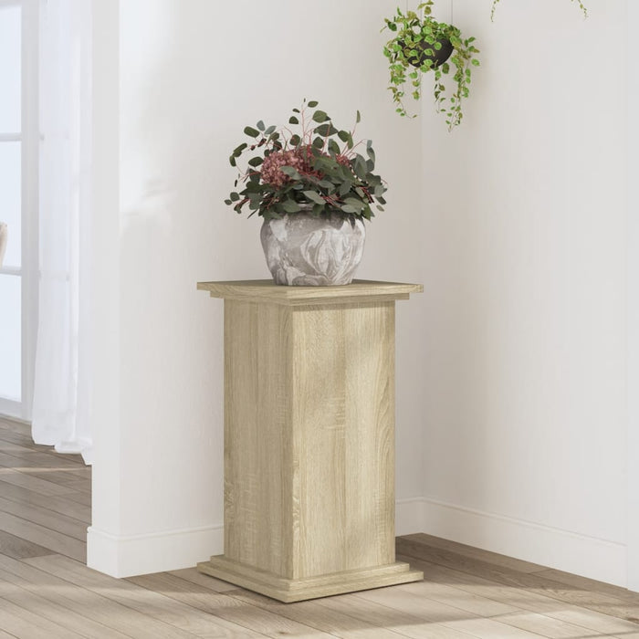 Suport de plante, stejar sonoma, 33x33x60 cm, lemn prelucrat - WALTI WALTI
