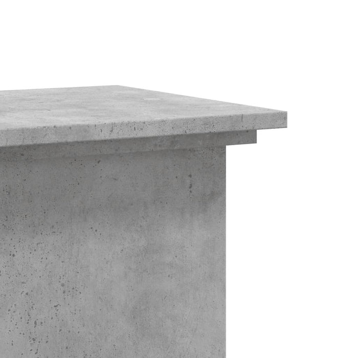 Suport de plante, gri beton, 33x33x60 cm, lemn prelucrat - WALTI WALTI