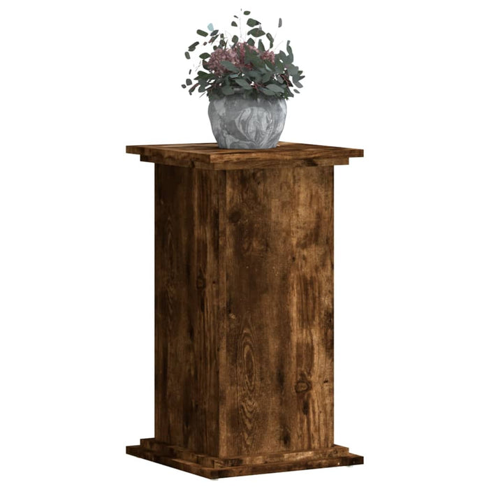 Suport de plante, stejar fumuriu, 33x33x60 cm, lemn prelucrat - WALTI WALTI