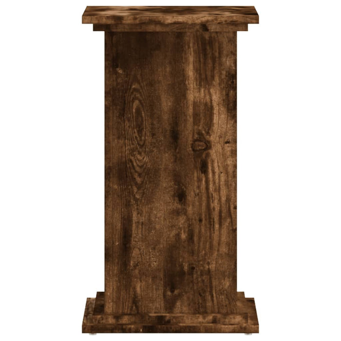 Suport de plante, stejar fumuriu, 33x33x60 cm, lemn prelucrat - WALTI WALTI