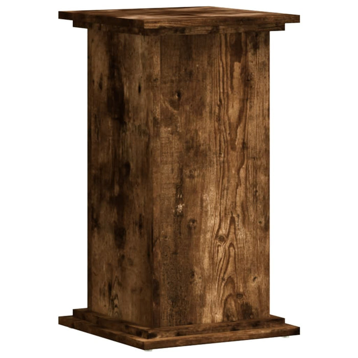Suport de plante, stejar fumuriu, 33x33x60 cm, lemn prelucrat - WALTI WALTI