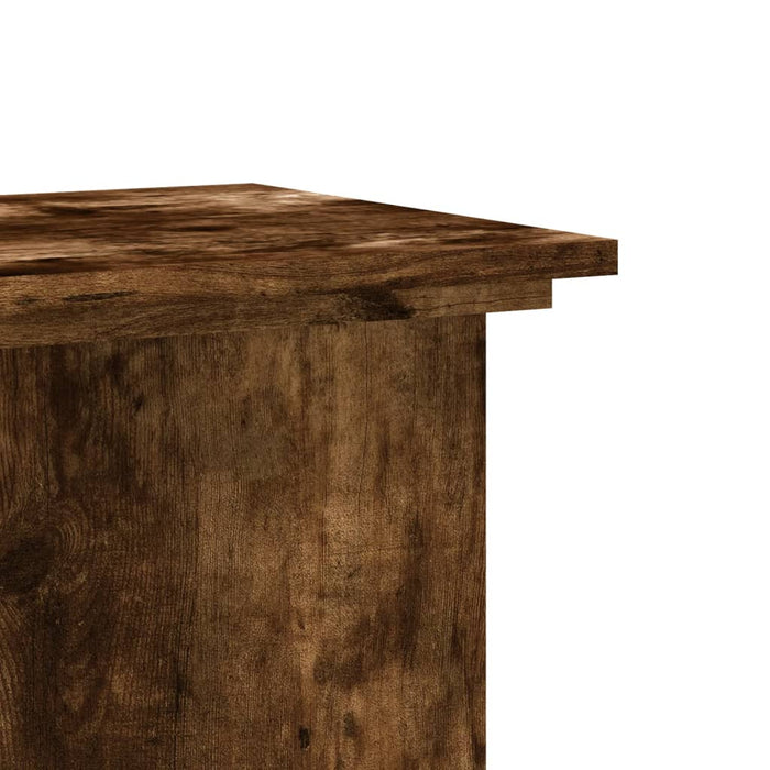 Suport de plante, stejar fumuriu, 33x33x60 cm, lemn prelucrat - WALTI WALTI