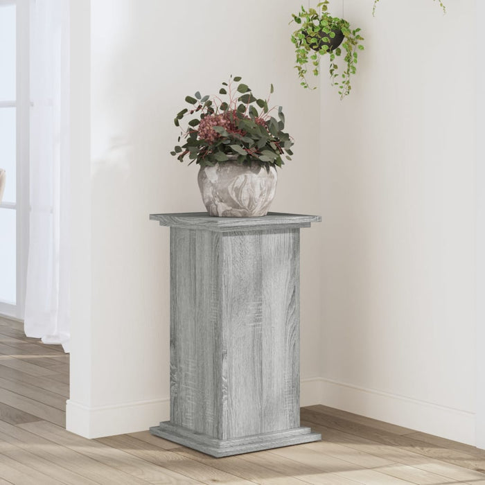 Suport de plante, sonoma gri, 33x33x60 cm, lemn prelucrat - WALTI WALTI