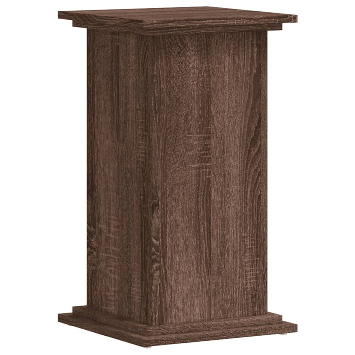 Suport de plante, stejar maro, 33x33x60 cm, lemn prelucrat - WALTI WALTI