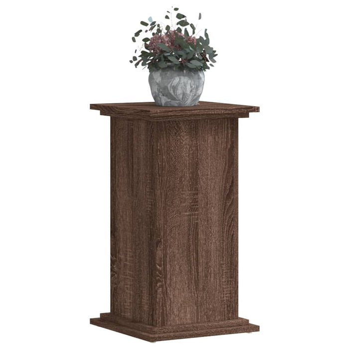 Suport de plante, stejar maro, 33x33x60 cm, lemn prelucrat - WALTI WALTI