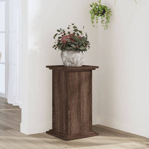 Suport de plante, stejar maro, 33x33x60 cm, lemn prelucrat - WALTI WALTI