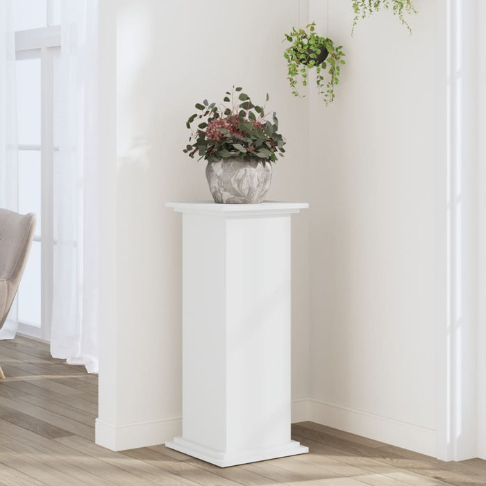 Suport de plante, alb, 33x33x80 cm, lemn prelucrat - WALTI WALTI