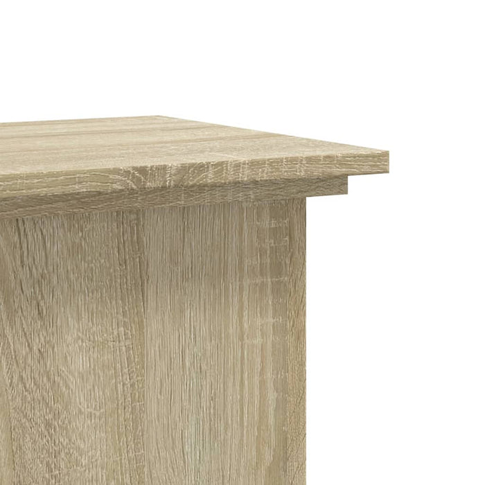 Suport de plante, stejar sonoma, 33x33x80 cm, lemn prelucrat - WALTI WALTI