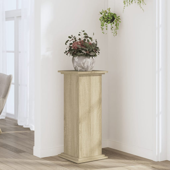 Suport de plante, stejar sonoma, 33x33x80 cm, lemn prelucrat - WALTI WALTI