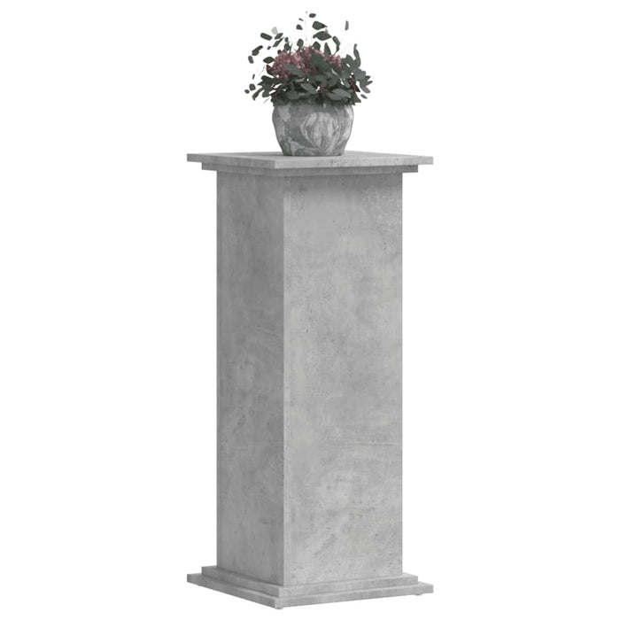 Suport de plante, gri beton, 33x33x80 cm, lemn prelucrat - WALTI WALTI