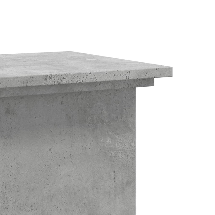 Suport de plante, gri beton, 33x33x80 cm, lemn prelucrat - WALTI WALTI