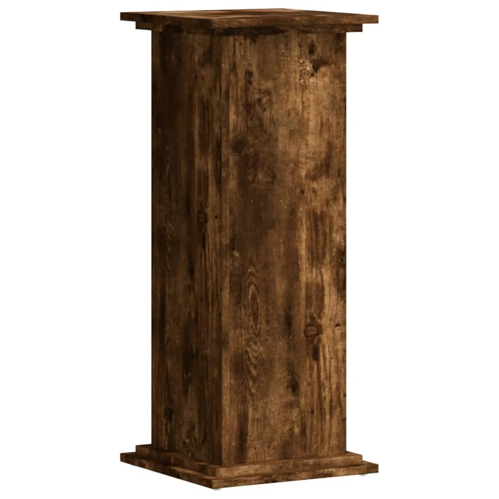 Suport de plante, stejar fumuriu, 33x33x80 cm, lemn prelucrat - WALTI WALTI