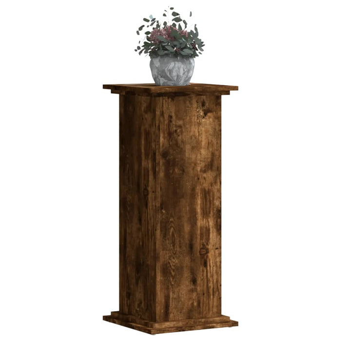 Suport de plante, stejar fumuriu, 33x33x80 cm, lemn prelucrat - WALTI WALTI