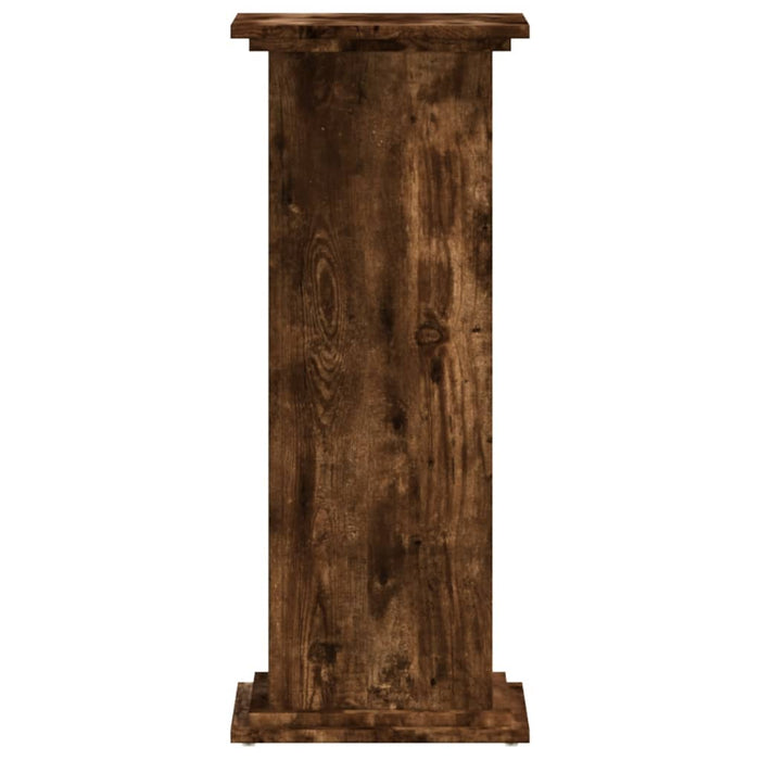 Suport de plante, stejar fumuriu, 33x33x80 cm, lemn prelucrat - WALTI WALTI