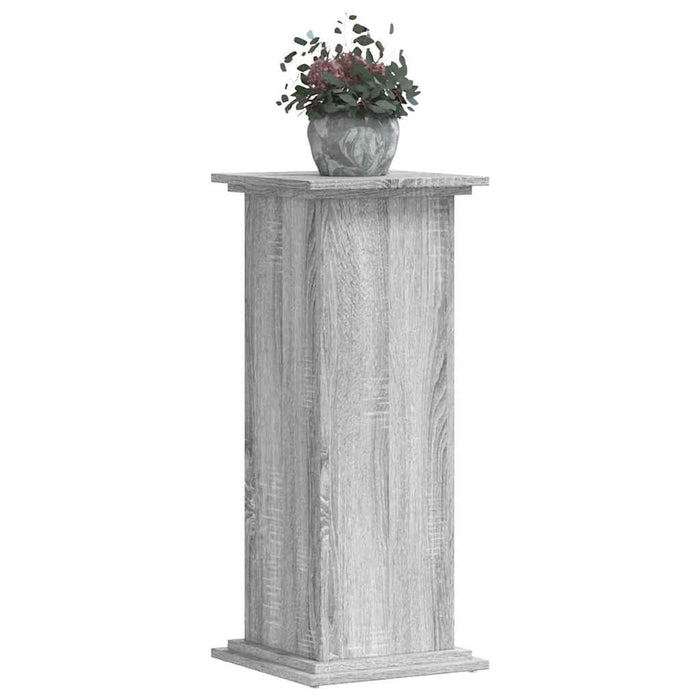 Suport de plante, sonoma gri, 33x33x80 cm, lemn prelucrat - WALTI WALTI