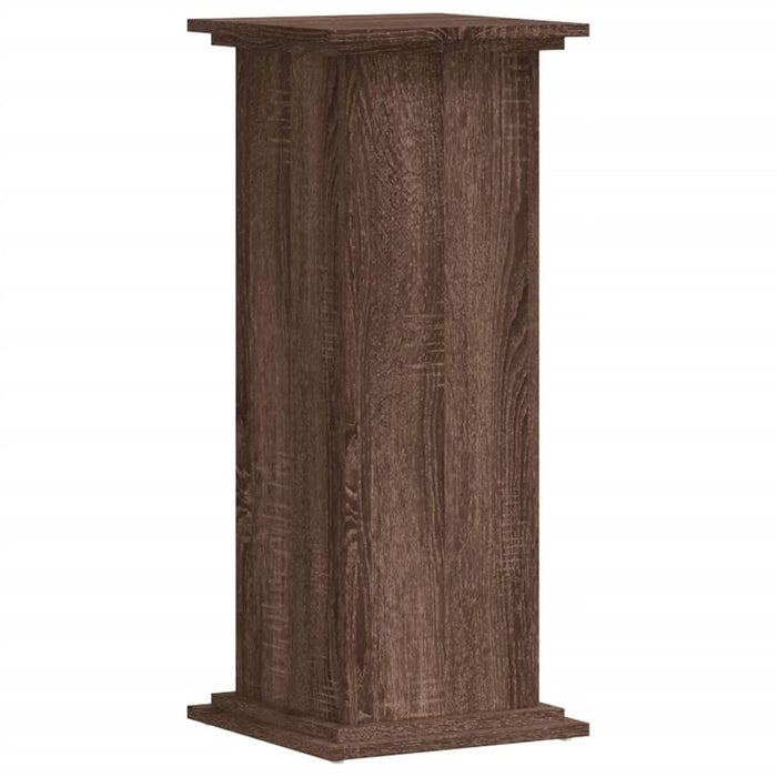 Suport de plante, stejar maro, 33x33x80 cm, lemn prelucrat - WALTI WALTI