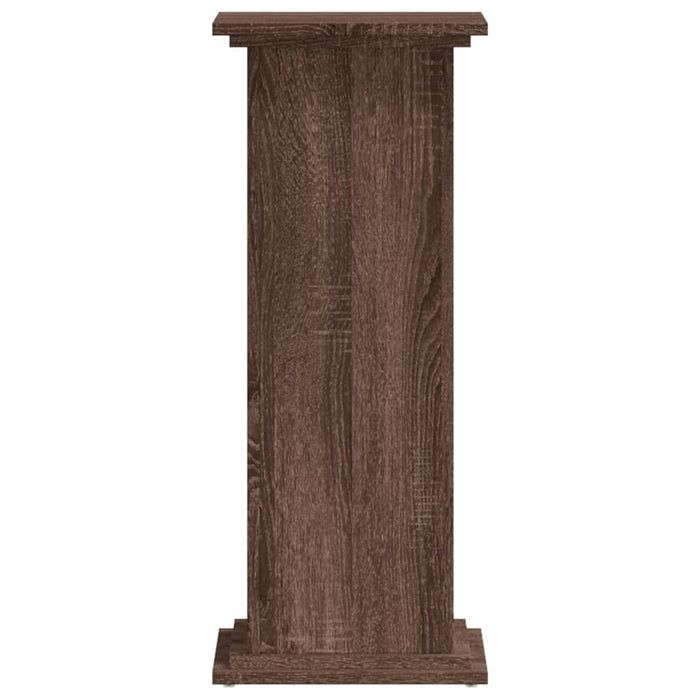 Suport de plante, stejar maro, 33x33x80 cm, lemn prelucrat - WALTI WALTI