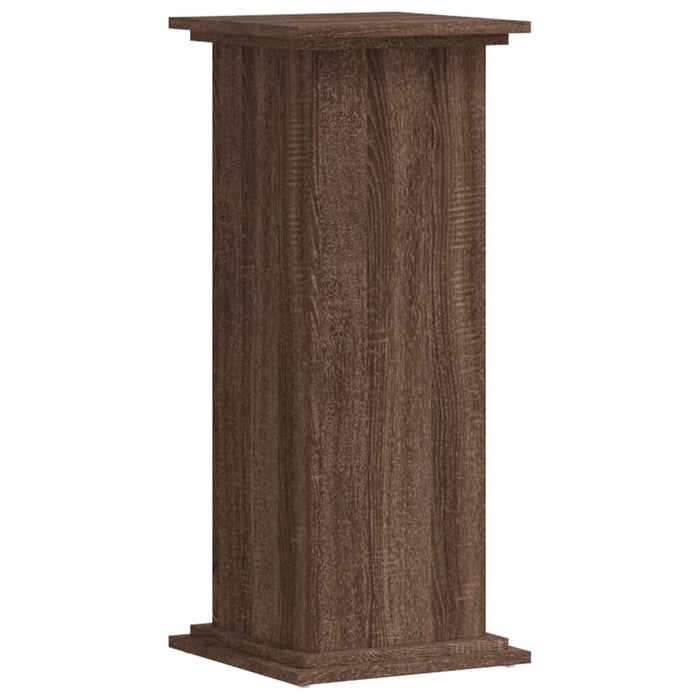 Suport de plante, stejar maro, 33x33x80 cm, lemn prelucrat - WALTI WALTI